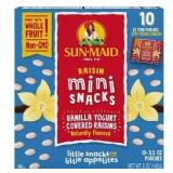 Case of 8 boxes Sun-Maid Mini Snacks Vanilla Yogur