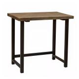 32 in. Rectangular Natural Writing Desk with Open