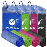 YQXCC 4 Pack Cooling Towels (47'x12'), Ice Cool Ne