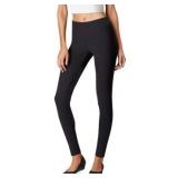 Hanes Women S Straight Leggings 28.5 Black S