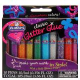 Elmer S 3D Washable Glitter Glue Pens 10 Count Cla
