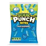 12 PacksSour Punch Blue Raspberry Candy Bites 5 oz