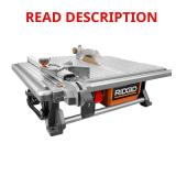 Used 6.5 Amp Corded 7 in. Table Top Wet Tile Saw