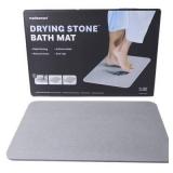 Diatomite Stone Drying Bath Mat - madesmart