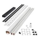 Transcend 8 ft. x 36 in. Classic White Horizontal