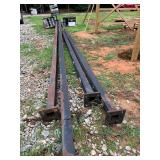 4- 20ft Long Commercial Lot Light Fixtures - could