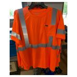 Orange, high visibility T-shirt, XL