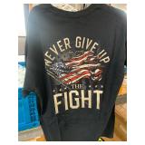Patriotic Buck Wear Large T Shirt