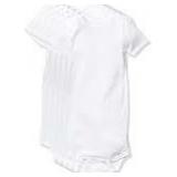 Gerber Baby 5-pack Solid Onesies Bodysuits, White,