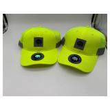 2 - Hi Vis Adjustable Hats