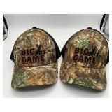2 - Big Game Camouflage Adjustable Hats