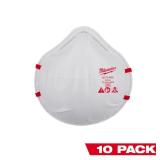N95 Multi-Purpose Unvalved Respirator (10-Pack)