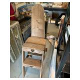 45in Homemade Wood Chair / Stool