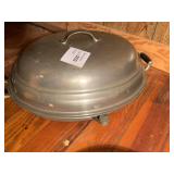 Large Stainless Serving Platter w/ Lid