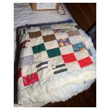 1960s Homemade Comforter SEE IMAGES
