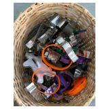 Basket of cookie cutters
