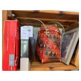 Asian style basket, digital flat antenna & picture