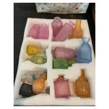 Lot of Beautiful Small Colorful Bottles 15 Count