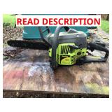 Poulan chainsaw model P3314 with not tested sold a