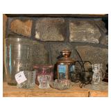 Lot of Glass Candle Holders