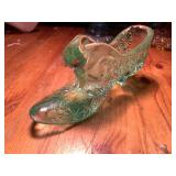 Green Glass Shoe