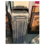 32x10 Vintage Military Metal Storage Box