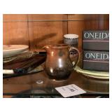 Lot of collectible plates, platters, and crystal p