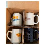 Lot of Vintage Cafe Coffee Mugs