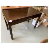 42x20 Dark Brown Wood Desk