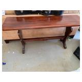 Antique Wood 60x16 Table Few Scratches
