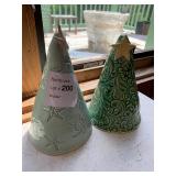 2 Coastal Cone Decorations