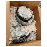 Box of kitchen baking and mixing bowls