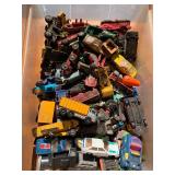 A lot of vintage matchbox toys, and other items