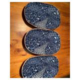 4- Vintage Japanese Patchwork Small Plates