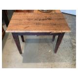 Antique Storage Table 26x14 Needs Refinishing