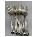 Lot of 13 Royal Crest Sterling Silverware Forks