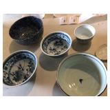 A lot of Japanese bowls