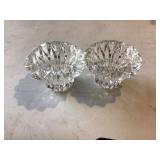2 Possible Crystal Candle Holders