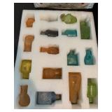 Lot of Beautiful Small Colorful Bottles 15 Count