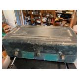 29x15 Vintage Military Metal Crate
