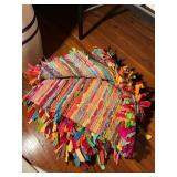 Colorful Rug & Other Items