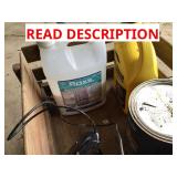 Lot of home and garden chemicals wagons included