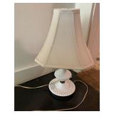 Small White Antique Lamp