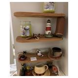 Contents of Shelves- Cowboy Theme Items & Candles