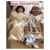 Lot of vintage dolls One dolls leg is broken