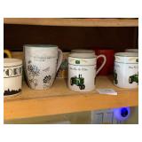 Lot of John Deere & Other Mugs