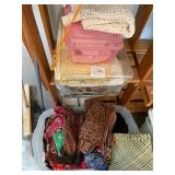 Large Lot of Fabric & Electric Heater