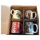 Lot of 4 specialty mugs