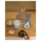 Miscellaneous Lot of Asian Kitchenware & Wind Chim