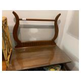Antique Wood Cabinet Glass Top W/ Contents. W33xH3